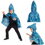 Déguisement Cape de Ptérosaure Jurassique Bleue Adulte & Enfant pour Halloween