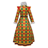 Déguisement Clown Ensemble de Robe Médiévale Jaune Femme