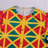 Déguisement Clown Ensemble de Robe Médiévale Jaune Femme