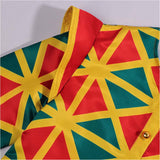 Déguisement Clown Ensemble de Robe Médiévale Jaune Femme