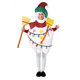 Déguisement Combinaison de Noël Bonhomme de Neige Adulte & Enfant