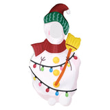 Déguisement Combinaison de Noël Bonhomme de Neige Adulte & Enfant