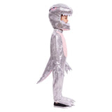 Déguisement Combinaison de Tyrannosaure Rex Argentée Enfant pour Halloween