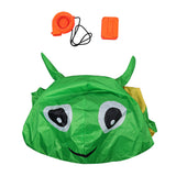 Déguisement Combinaison Gonflable Chenille Jaune-Vert pour Halloween