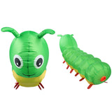 Déguisement Combinaison Gonflable Chenille Jaune-Vert pour Halloween