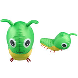 Déguisement Combinaison Gonflable Chenille Jaune-Vert pour Halloween