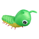 Déguisement Combinaison Gonflable Chenille Jaune-Vert pour Halloween