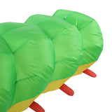 Déguisement Combinaison Gonflable Chenille Jaune-Vert pour Halloween