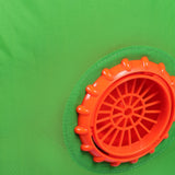 Déguisement Combinaison Gonflable Chenille Jaune-Vert pour Halloween