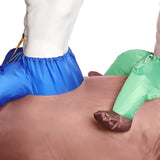 Déguisement Combinaison Gonflable Paresseux Marron pour Halloween