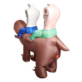Déguisement Combinaison Gonflable Paresseux Marron pour Halloween