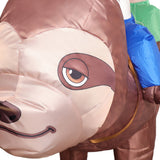 Déguisement Combinaison Gonflable Paresseux Marron pour Halloween