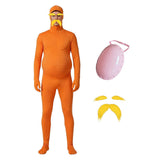 Déguisement Combinaison Orange à Gros Ventre Adulte & Enfant pour Halloween