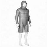 Déguisement d'Armure de Chevalier Gris de Style Rétro Homme