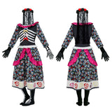 Déguisement d'Horreur de la Mariée Fantôme pour le Jour des Morts Mexicain Femme