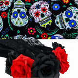 Déguisement d'Horreur de la Mariée Fantôme pour le Jour des Morts Mexicain Femme