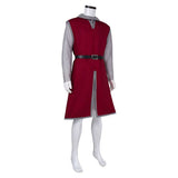 Déguisement de Chevalier en Cotte de Mailles Bordeaux Homme