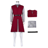 Déguisement de Chevalier en Cotte de Mailles Bordeaux Homme