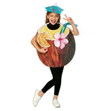 Déguisement Eau de Coco Chapeau et Blouse Jaune Enfant pour Halloween