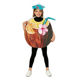 Déguisement Eau de Coco Chapeau et Blouse Jaune Enfant pour Halloween 