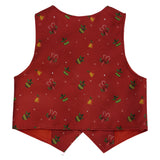 Déguisement Elfe Enfant Ensemble Gilet Rouge Noël Costume