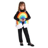 Déguisement Enfant Arc-en-ciel Costume Une Pièce pour Halloween Carnaval