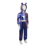 Déguisement Enfant Astronaute Combinaison Violette Costume pour Halloween Carnaval