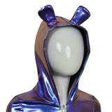 Déguisement Enfant Astronaute Combinaison Violette Costume pour Halloween Carnaval