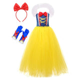 Déguisement Enfant Blanche Neige Robe Costume d'Halloween