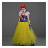 Déguisement Enfant Blanche Neige Robe Costume d'Halloween