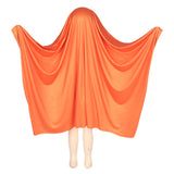 Déguisement Enfant Cape Orange Fantôme Citrouille Costume d'Halloween