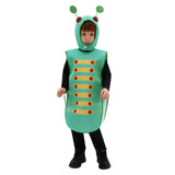 Déguisement Enfant Chenille Costume Vert pour Halloween Carnaval