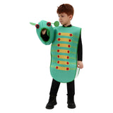 Déguisement Enfant Chenille Costume Vert pour Halloween Carnaval