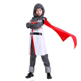 Déguisement Enfant Chevalier Ordre du Temple Tenue Costume Médiéval d'Halloween