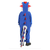 Déguisement Enfant Combinaison de Dinosaure à Double Epine Costume pour Halloween