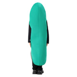 Déguisement Enfant Cornichon Vert Drôle Costume Pour Halloween