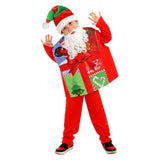 Déguisement Enfant Ensemble Cadeau Humour de Noël Costume