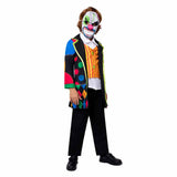 Déguisement Enfant Evil Joker Tenue Costume pour Halloween Carnaval