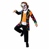 Déguisement Enfant Evil Joker Tenue Costume pour Halloween Carnaval