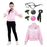 Déguisement Enfant Fille Grease 1950s Pink Ladies Tenue Costume