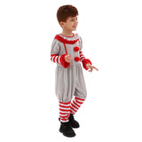 Déguisement Enfant Film It Pennywise Combinaison Costume pour Halloween Carnaval