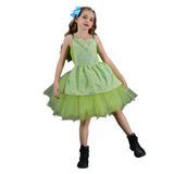 Déguisement Enfant Film Vice-Versa 2(2024) Joie Robe Verte Costume d'Halloween