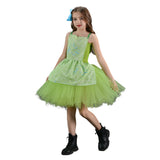 Déguisement Enfant Film Vice-Versa 2(2024) Joie Robe Verte Costume d'Halloween