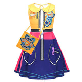 Déguisement Enfant Kpop Demon Hunters Rumi Mira Zoey Robe Sans Manches+Sac Costume d'Halloween