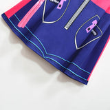 Déguisement Enfant Kpop Demon Hunters Rumi Mira Zoey Robe Sans Manches+Sac Costume d'Halloween