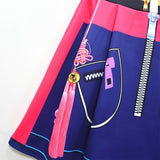 Déguisement Enfant Kpop Demon Hunters Rumi Mira Zoey Robe Sans Manches+Sac Costume d'Halloween