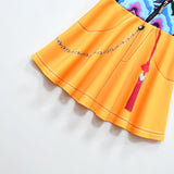Déguisement Enfant KPop Demon Hunters Rumi Mira Zoey Robe+Pantalon+Sac Costume en 3pcs