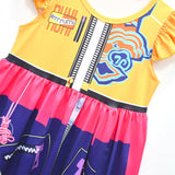 Déguisement Enfant KPop Demon Hunters Rumi Robe Jaune Costume d'Halloween