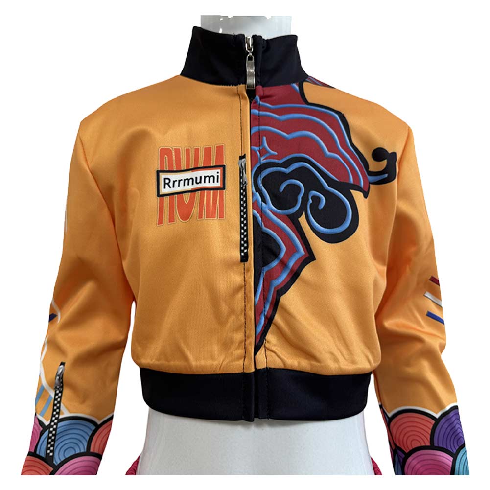 Déguisement Enfant KPop Demon Hunters Rumi Tenue Jaune Costume d'Hallo ...