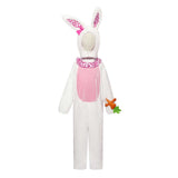 Déguisement Enfant Lapin Combinaison Blanche Costume d'Halloween